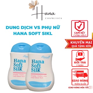 Hana Soft Silk Chính Hãng Dung Dịch Vệ Sinh Phụ Nữ Vệ Sinh Vùng Kín Sạch Thơm Giảm Ngứa Hiệu Quả RENEVA01