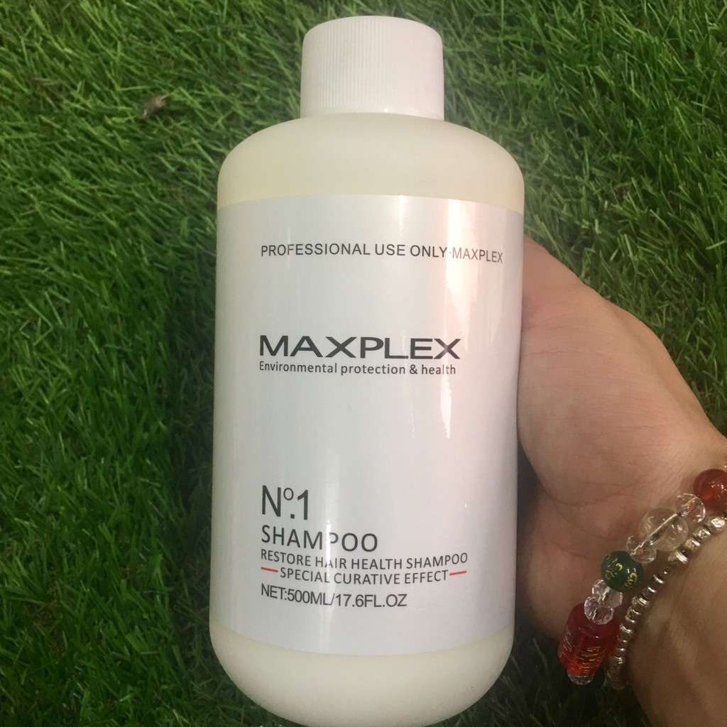 CẶP DẦU GỘI XÃ THANH LỌC DA ĐẦU VÀ PHỤC HỒI TÓC MAXPLEX 500ml x 2