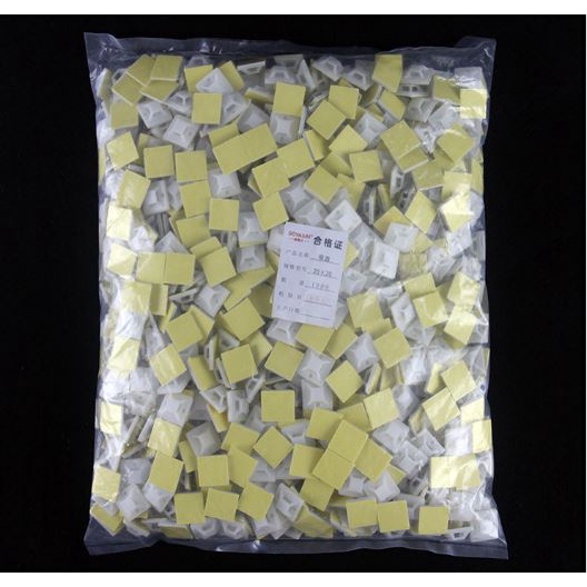 100 Cái Đế dán dây rút giúp cố định dây điện TM20, TM25, TM30, TM40