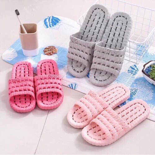 Dép Mang Nhà Tắm Dép Lỗ Mang Trong Nhà Không Thấm Nước Nhựa Dẻo Siêu Nhẹ