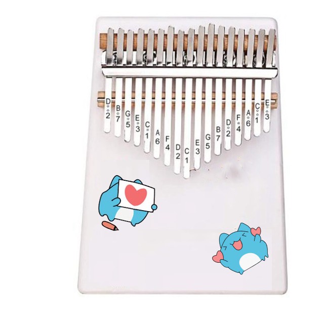 Giấy dán màu kalimba giấy dán hình đàn kalimba cute IM0011-SK7 Nhiều mẫu lựa chọn Phần 1