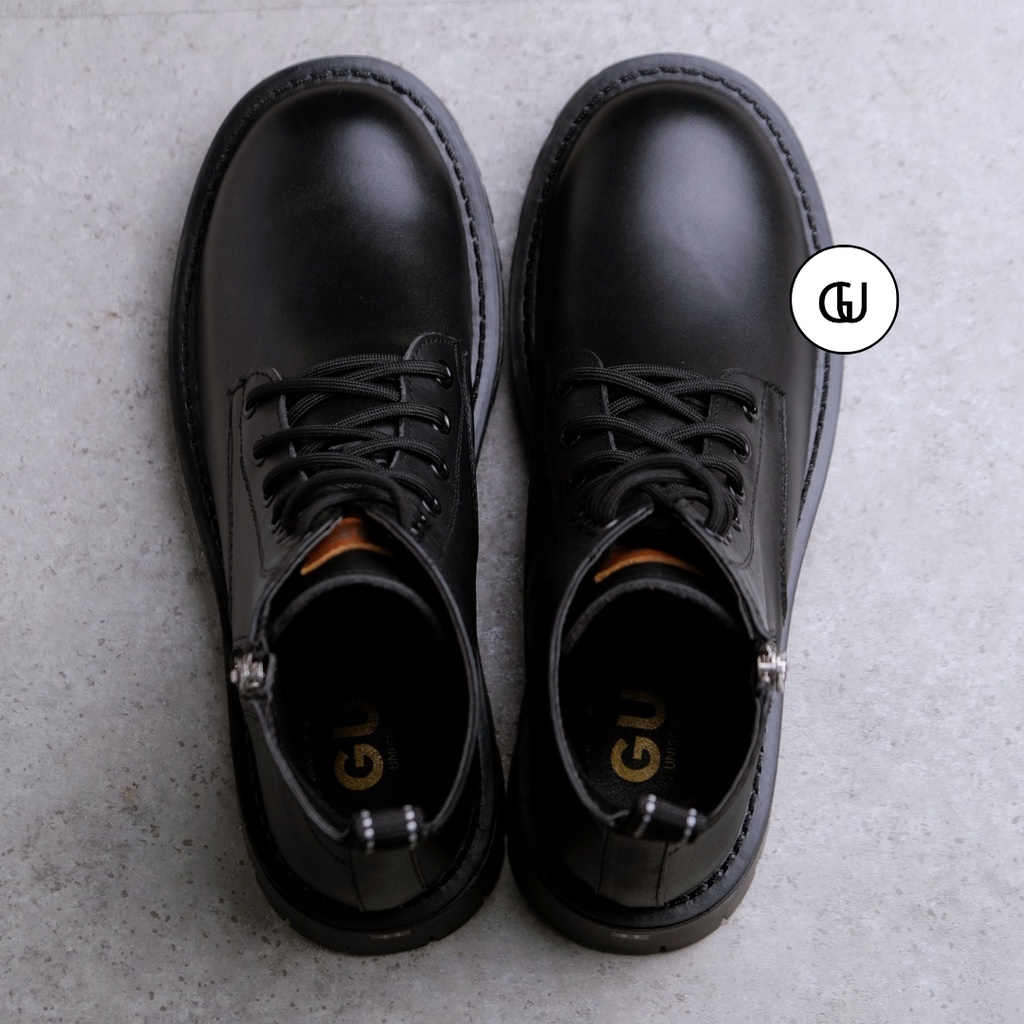 Giày Combat Boots  Da Bò Thật Loại 1 Bảo Hành 1 Năm GUF