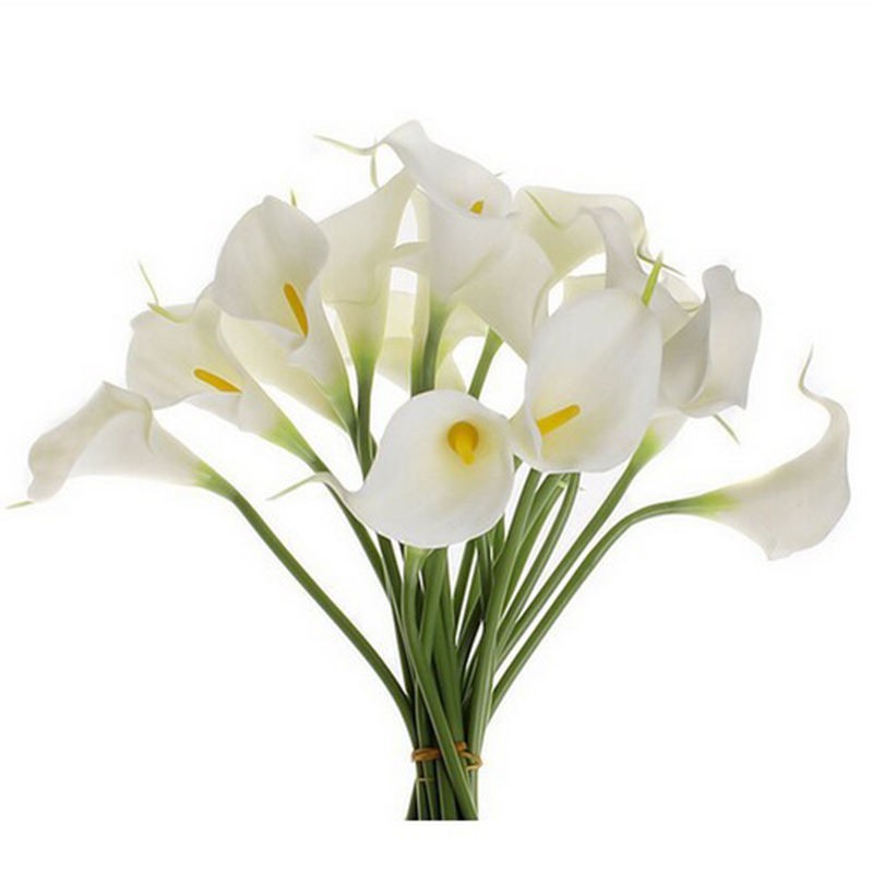 Bó hóa Calla Lily giả 10 nhánh cho cô dâu