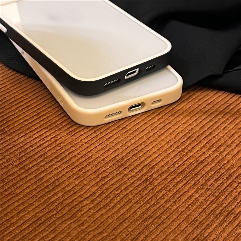 Ốp điện thoại cứng trong suốt chống sốc chống rơi dành cho compatible for iPhone 13 Pro Max 12 11 Promax Xs Max XR 7 8 Plus