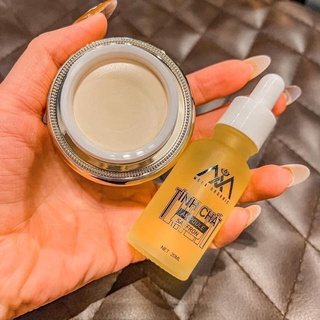 Combo Mini tinh chất saffron và kem face V2 cá hồi