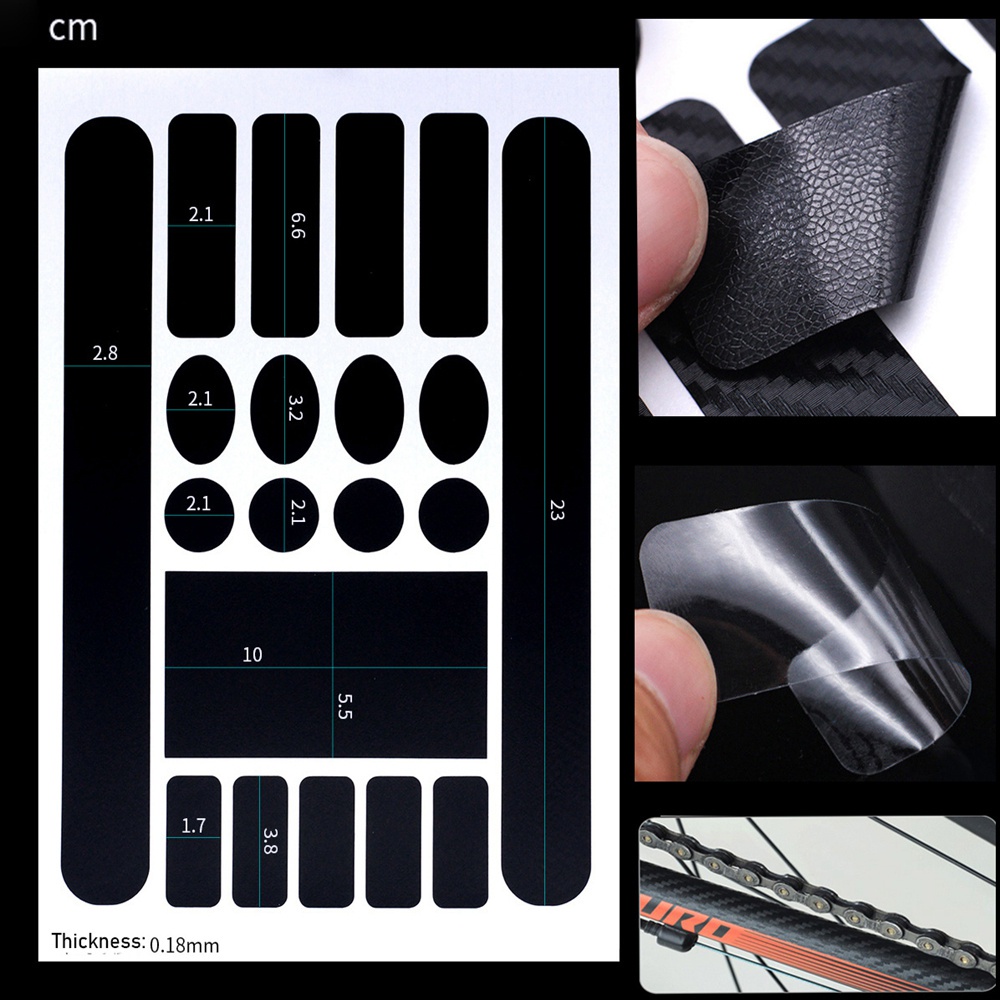 Sticker 3 Kiểu Nhãn Dán Bảo Vệ Phuộc Trước Xe Đạp Leo Núi Chống Trầy Xước