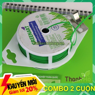 2 Cuộn dây buộc lan lõi kẽm bọc nhựa 100m - D50.1