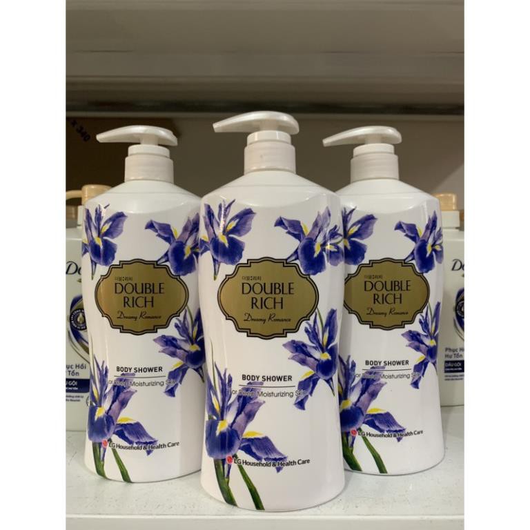 Sữa Tắm Double Rich Hoa lris Huyền Bí 800g