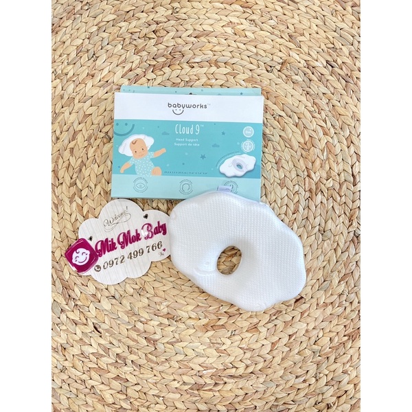 Gối chống bẹt đầu Babyworks( made in canada)