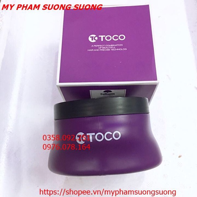 Hấp dầu tóc phục hồi Toco Collagen 600ml