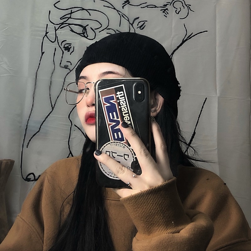 Mũ Len Dệt Kim Thiết Kế Rách Cá Tính 221226 Mũ Da Giữ Ấm Phong Cách Harajuku Hàn Quốc