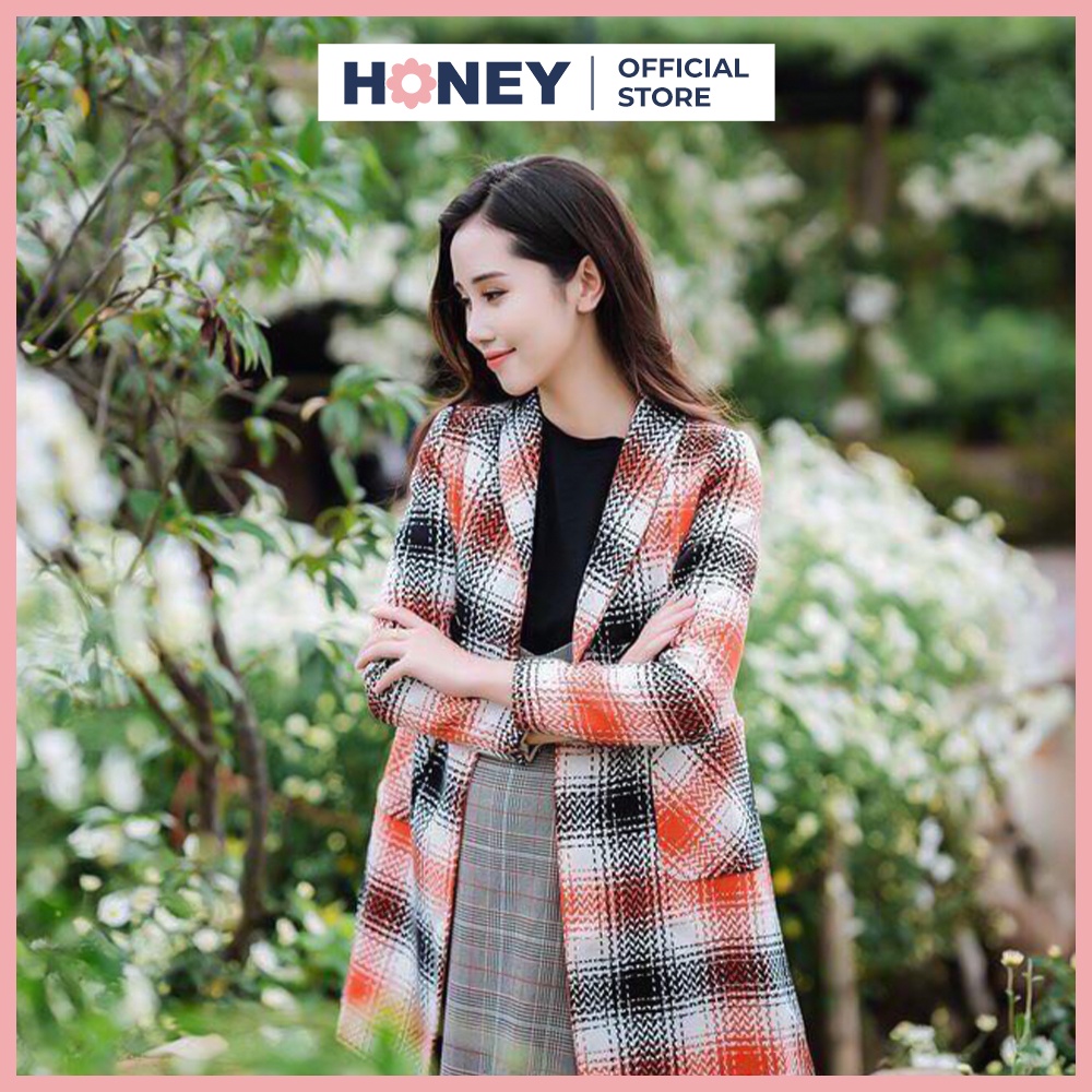 Áo khoác dạ bầu - Thời trang đầm bầu cao cấp HONEY