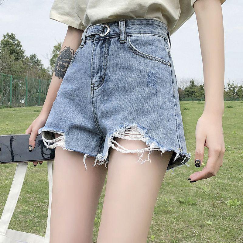 [Baywellfashion]Women's Summer Thin Section High Waist Wide Leg Loose Thin Denim Shorts | BigBuy360 - bigbuy360.vn