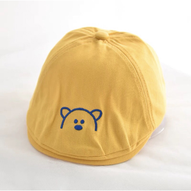 Mũ nón beret chất kaki mềm đẹp cho bé 1-4 tuổi