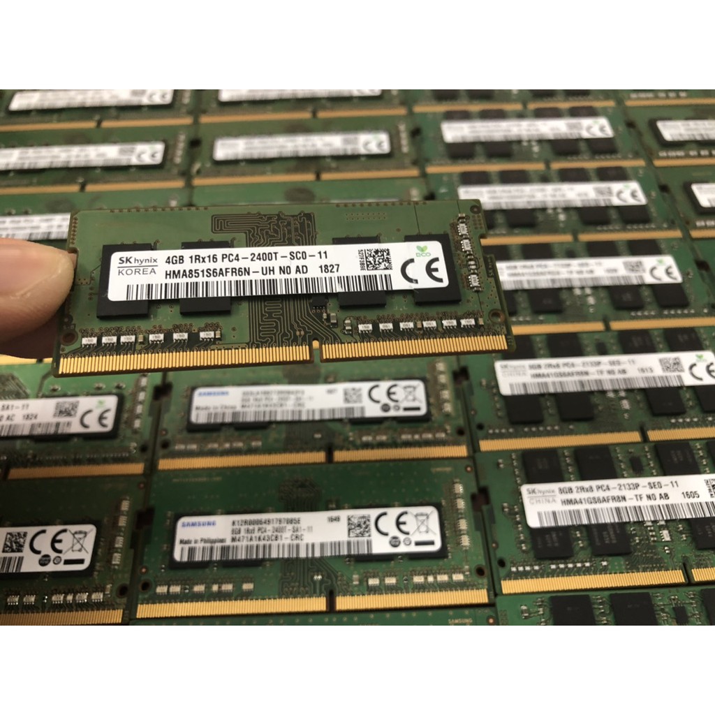 RAM HYNIX, SAMSUNG, MICRO, KINGTON 4GB DDR4 2400MHz/ 2666MHz 1.2V Dùng Cho Laptop Macbook Bảo Hành 36 Tháng 1 Đổi 1