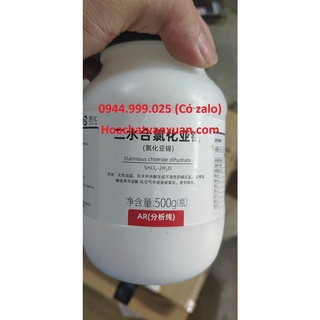 Thiếc clorua SnCl2 lọ 500g tin II chloride Xilong