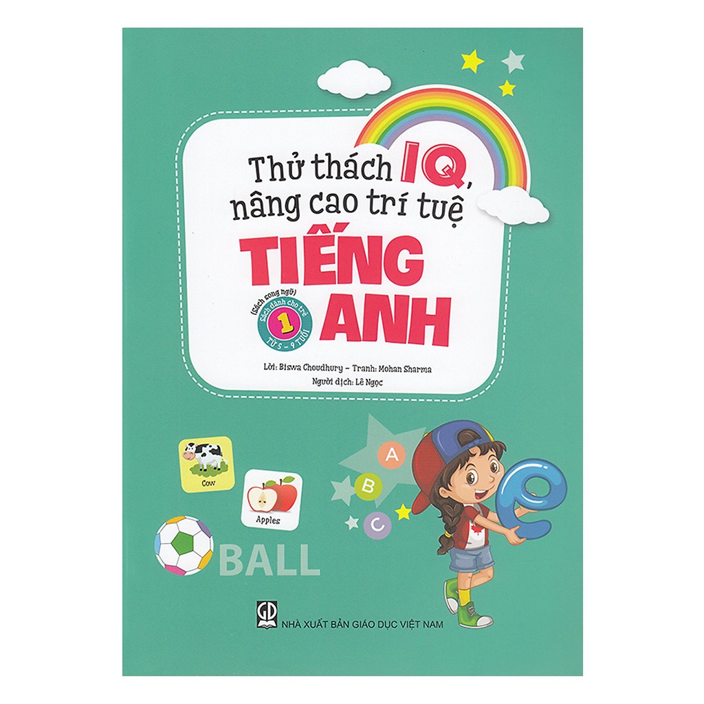 Sách - Thử thách IQ, nâng cao trí tuệ - Tiếng Anh (tập 1)