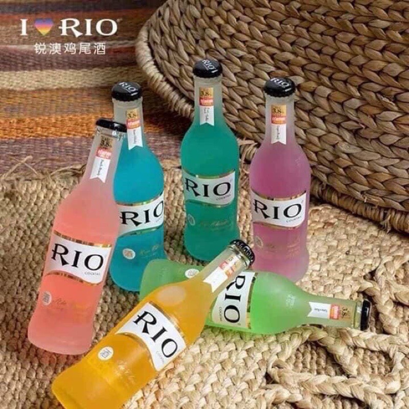 Chai rio hoa quả lên men cao cấp chai 275ml nhiều vị