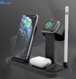 Đế Sạc Không Dây Đa Năng Cho Iphone Samsung Android Apple Watch
