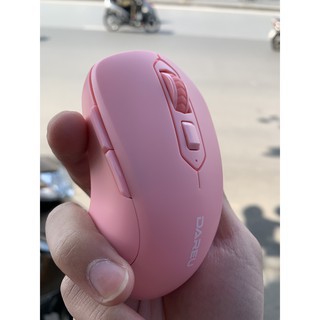 Chuột không dây DAREU LM115G Pink -Chính Hãng