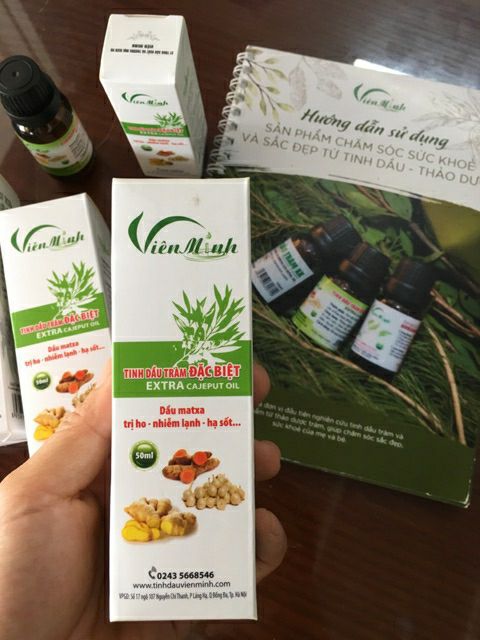 Tinh dầu tràm đặc biệt Viên Minh 15ml, nhỏ gọn tiện lợi khi di chuyển
