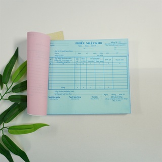 Phiếu nhập kho khổ A5 (2 liên/100 tờ - 3 liên/150 tờ)