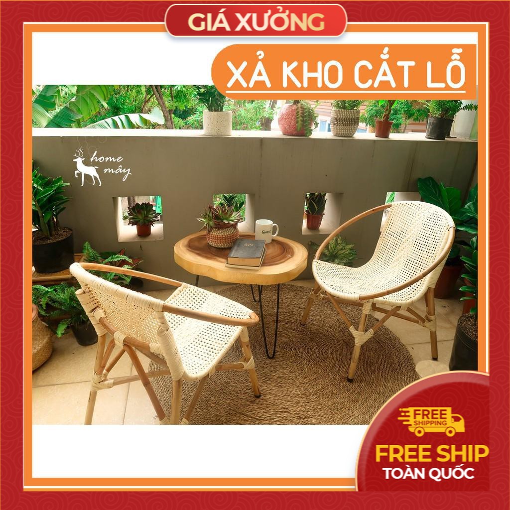 [Giá Gốc] ghế mây thư giãn sơn bóng chất lượng cao, cung cấp cho quán cafe nhà hàng khách sạn