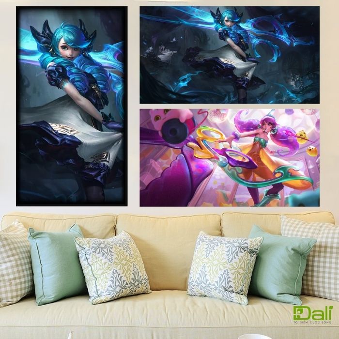Tranh Decal Liên Minh Huyền Thoại Gwen