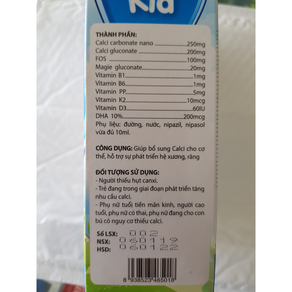  Calci MK7 Kid - Bổ sung canxi, vitamin k2 giúp xương chắc khỏe, tăng trưởng chiều cao 