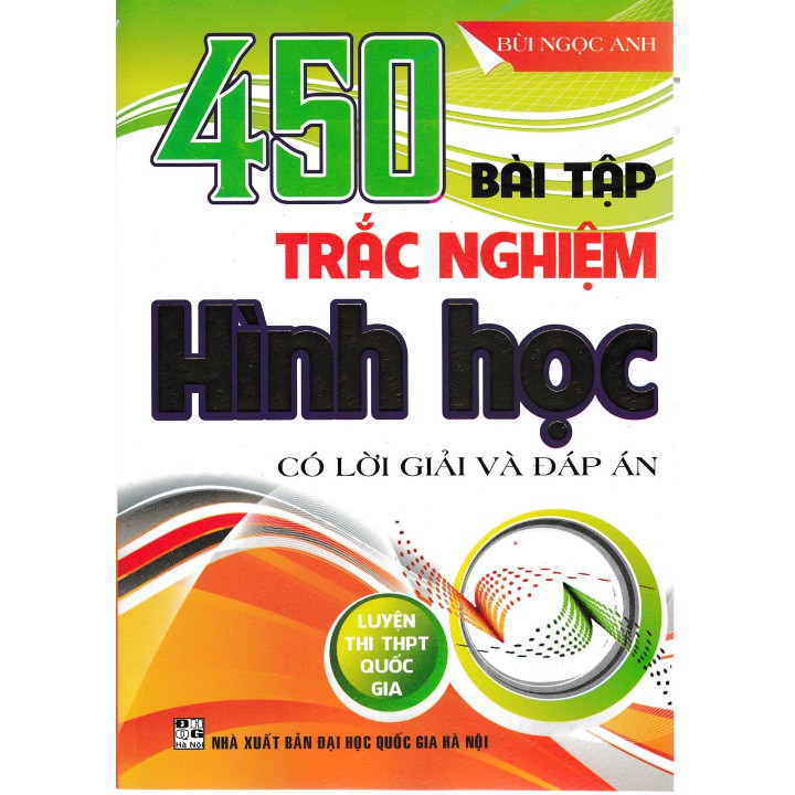 Sách - 450 Bài Tập Trắc Nghiệm Hình Học Có Đáp Án