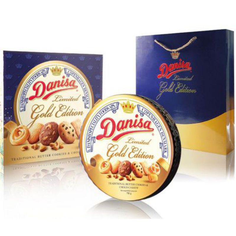 BÁNH QUY BƠ DANISA GOLD EDITION 720GR (PHIÊN BẢN ĐẶC BIỆT 6 VỊ)