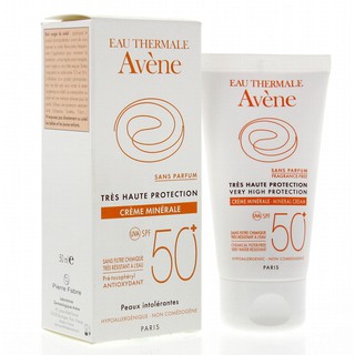 Kem chống nắng Avene spf 50 50ml dành cho da nhạy cảm