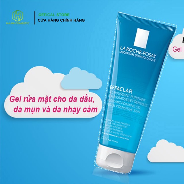 Sữa Rửa Mặt Tạo Bọt Giảm Nhờn Cho Da Dầu Nhạy Cảm La Roche Posay Effaclar Deep Cleansing Foaming Cream