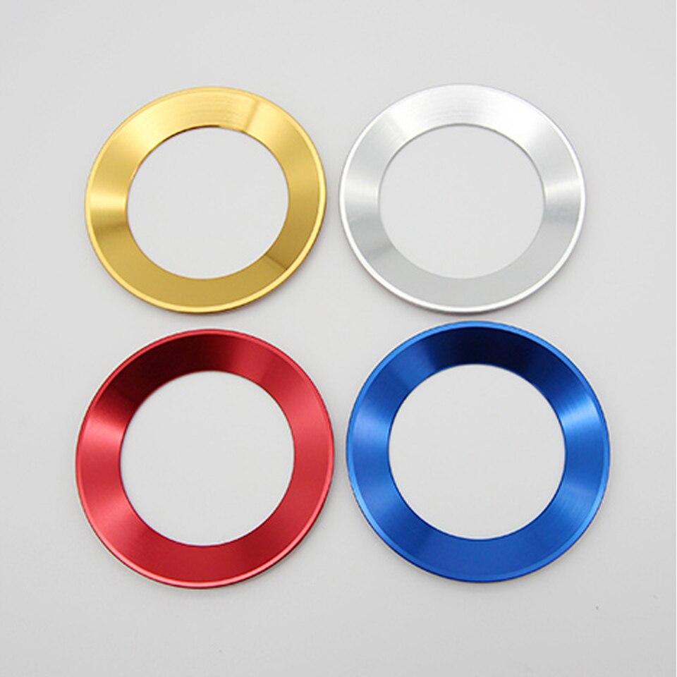 Miếng Dán Hợp Kim Nhôm Trang Trí Vô Lăng Xe Hơi Volkswagen VW Passat b7 b8 Bora POLO GOLF 6 7 Jetta MK6 Tiguan CC Scirocco