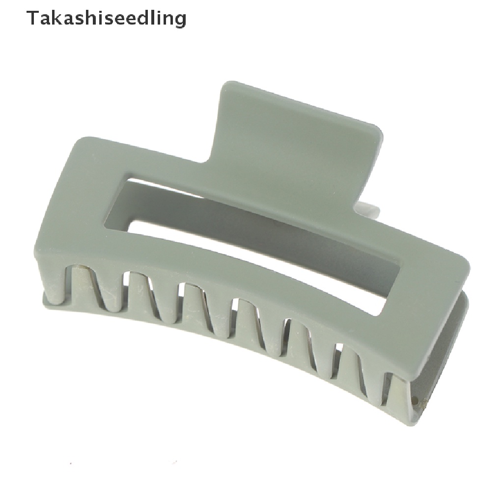 Kẹp tóc càng cua dáng vuông nhám thiết kế đơn giản thời trang dành cho nữ