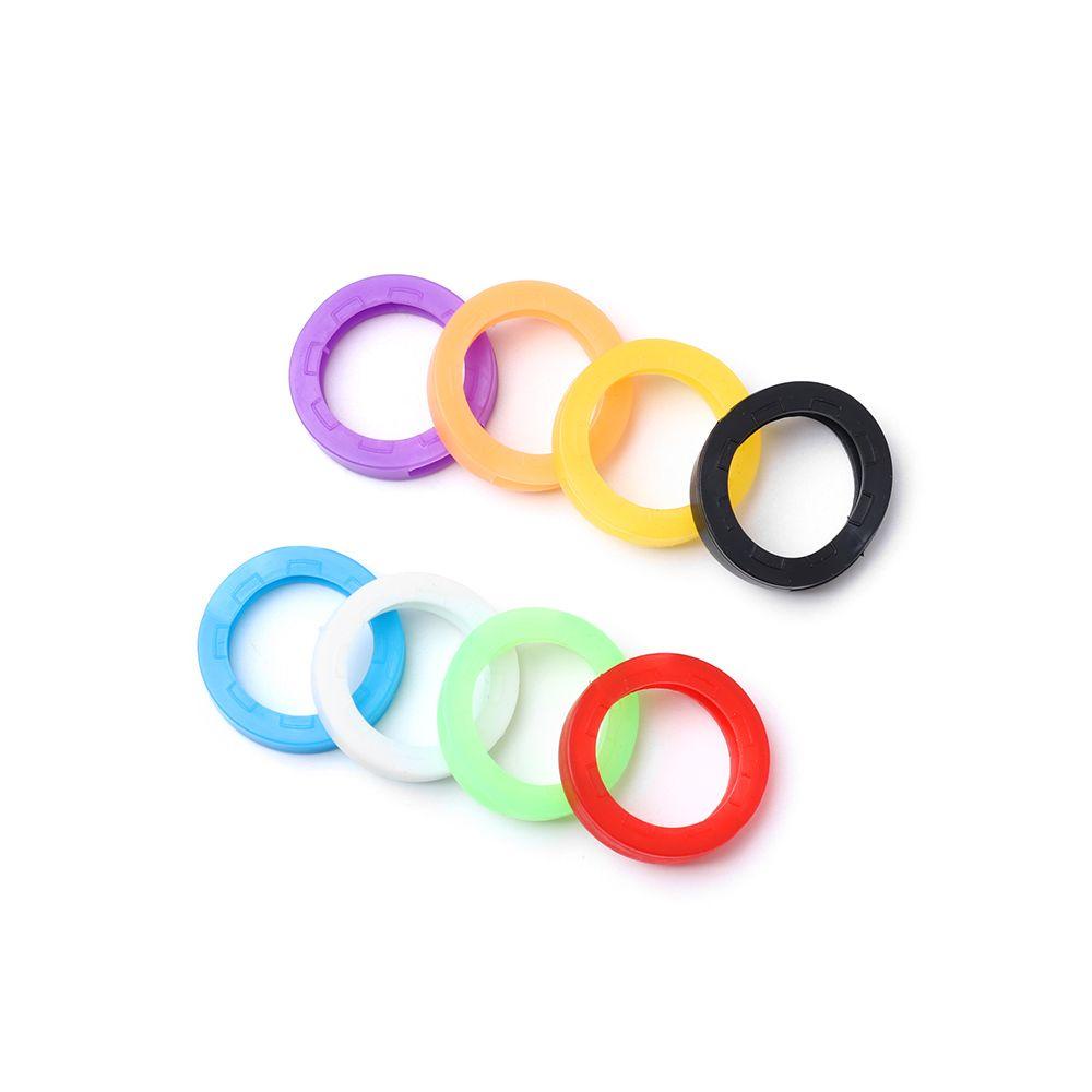 Set 8 Vỏ Bọc Chìa Khóa Co Giãn Sắp Xếp Gọn Gàng Màu Sắc Ngẫu Nhiên