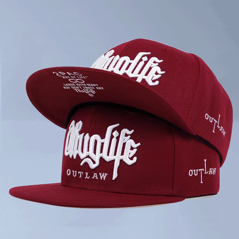 Mũ Lưỡi Trai In Chữ 2pac thug Life Phong Cách Hip Hop Thời Trang Chất Lượng Cao