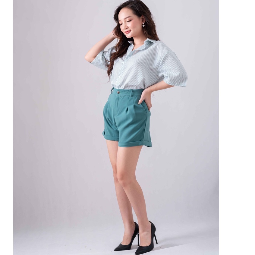 [CÓ ĐỦ SIZE và NHIỀU MÀU] Quần short nữ ống rộng - Quần sooc cạp cao tôn dáng