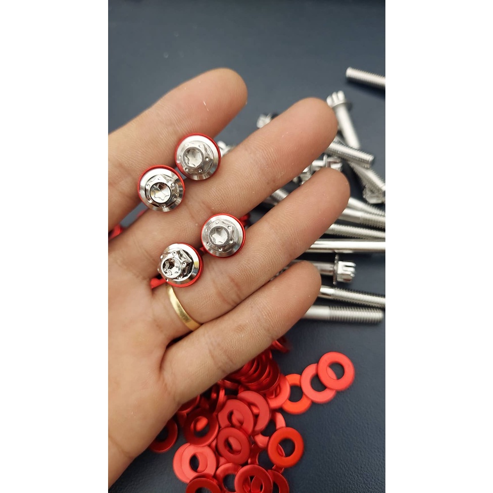 Ốc Salaya Lốc Máy kèm long đền đỏ các dòng xe fuled/exciter/ sirius/ winner