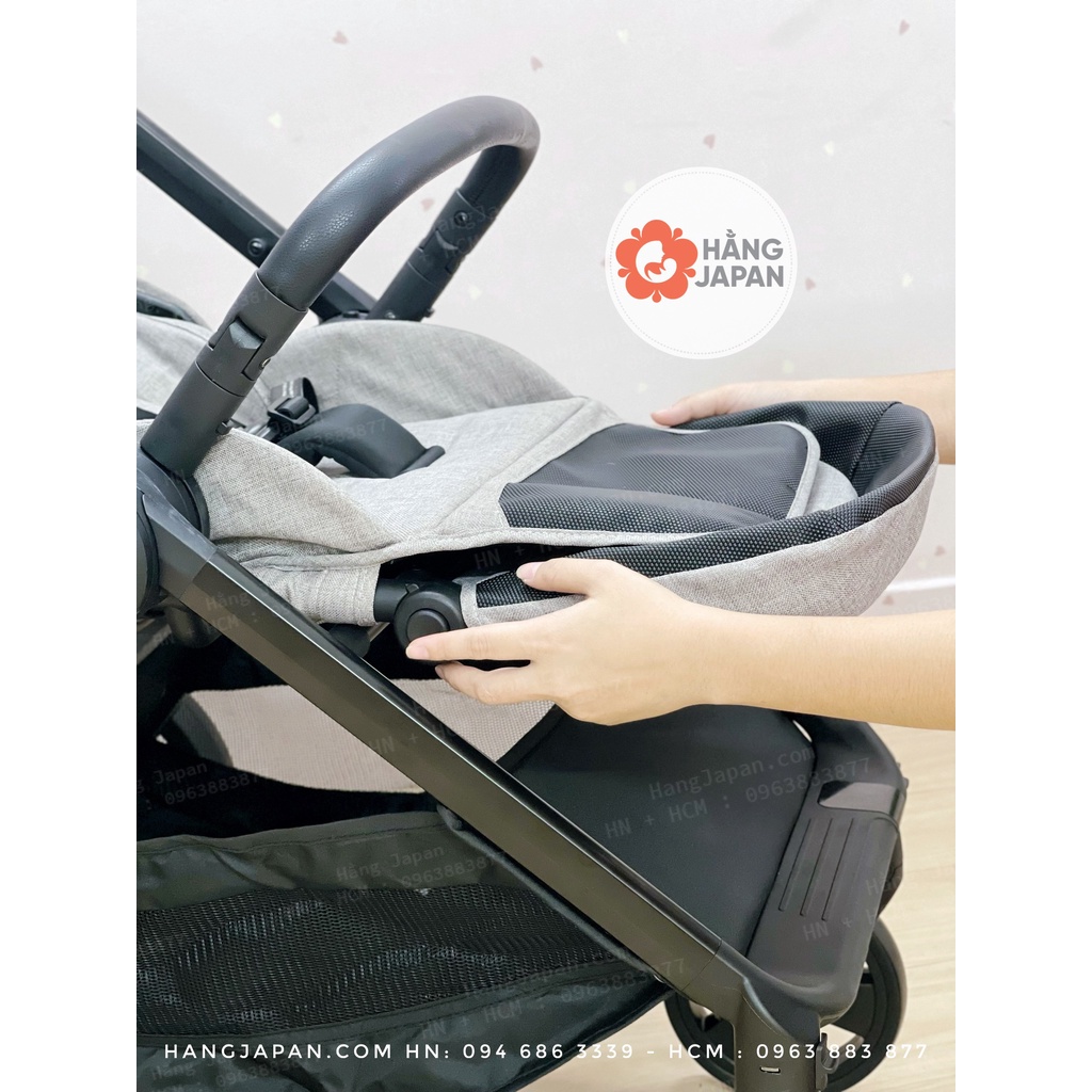 Xe đẩy trợ lực gấp gọn APRAMO EXXPLORE cho bé từ ss tới 36 tháng hàng chính hãng