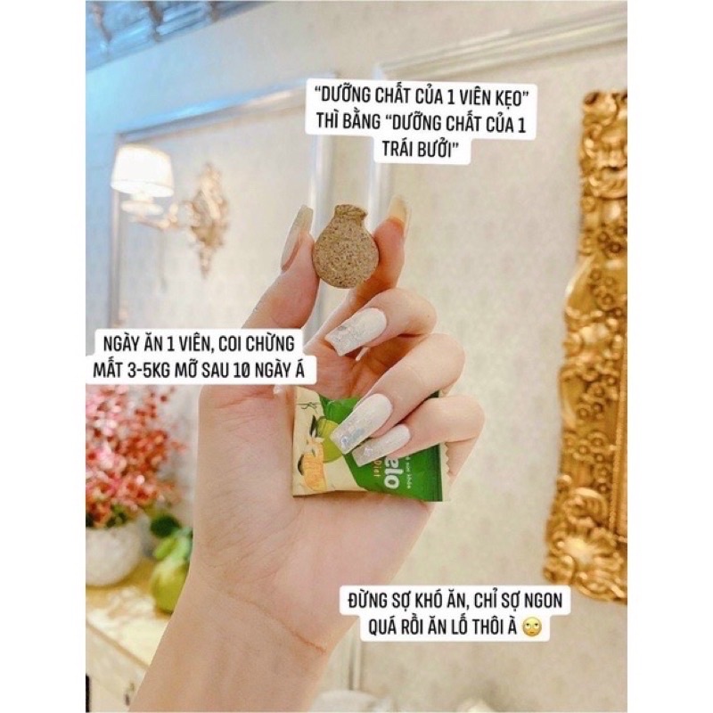 KẸO BƯỞI GIẢM CÂN BỊCH 10 Viên Chính Hãng