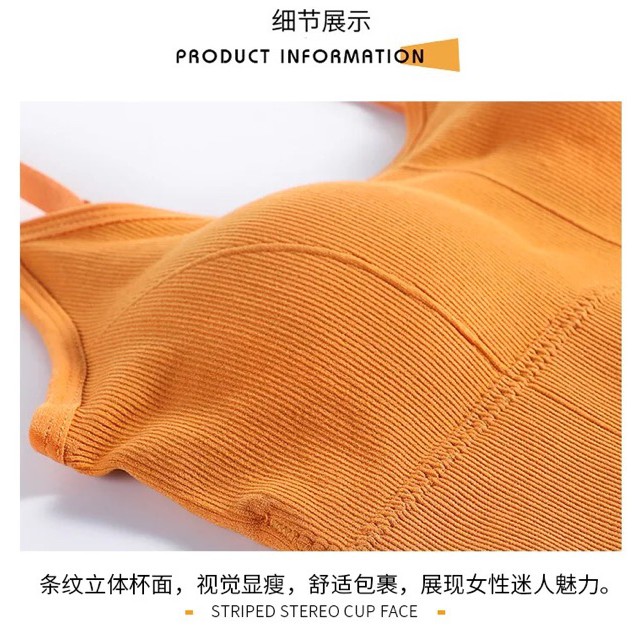 Áo bra gân màu khoét lưng sâu sang chảnh Tập gym, yoga dáng croptop M01 nội y giá tốt | WebRaoVat - webraovat.net.vn