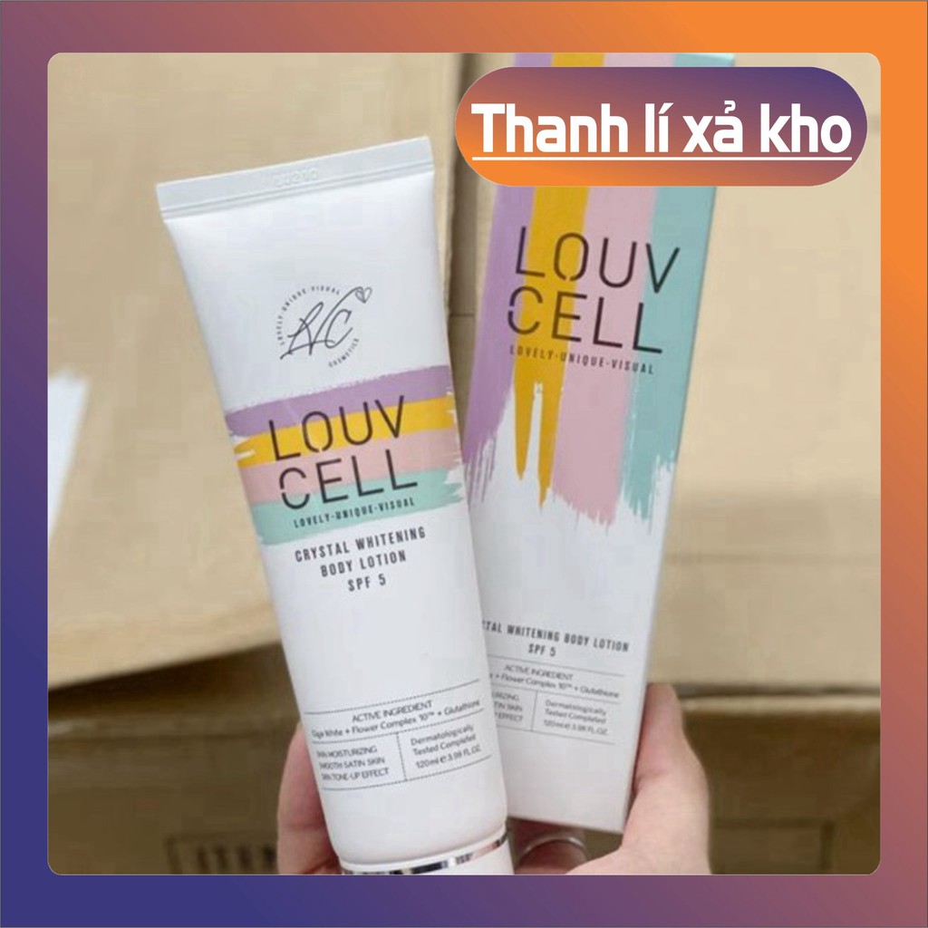 SĂN SALE NÀO MỌI  NGƯỜI  Sữa dưỡng thể trắng da Hàn Quốc Louv Cell 120ml SĂN SALE NÀO MỌI  NGƯỜI