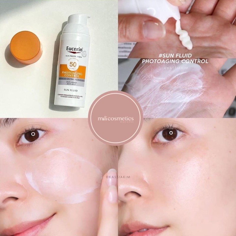 Kem chống nắng Eucerin Photoaging Control Sun Fluid SPF50