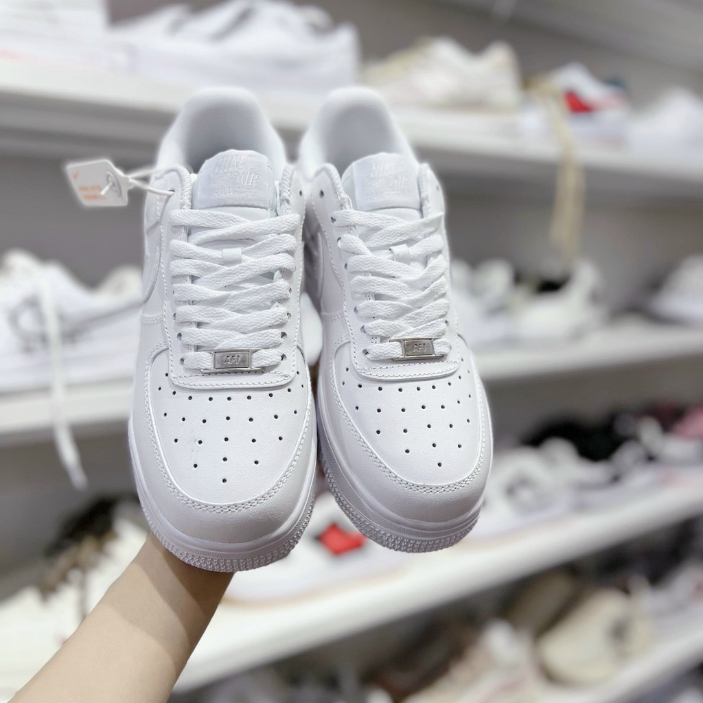 Giày thể thao AF1 Trắng , Giày sneaker air force 1 trắng full nam nữ bản SC sz 36-43