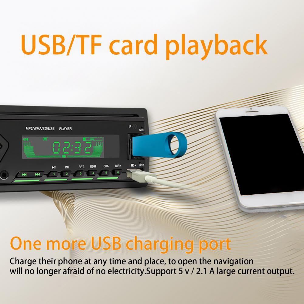 JONYE Máy Nghe Nhạc MP3 / FM / USB / AUX Rảnh Tay Tích Hợp Bảng Điều Khiển Dành Cho Ô Tô