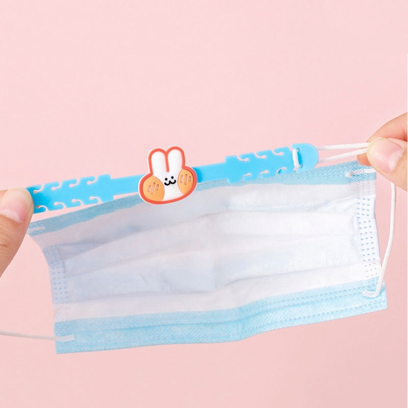 Dây hỗ trợ đeo khẩu trang bằng silicon họa tiết hoạt hình có thể điều chỉnh