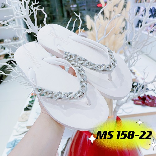 Dép xỏ ngón, tông nữ đính đá Quảng Châu Qybaby 019 đen/trắng/hồng/nude - TRINH LÊ SHOP