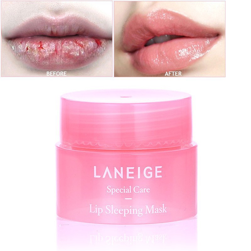 Mặt nạ ngủ môi Laneige Lip Sleeping Mask Berry 3g , Dưỡng ẩm và làm mềm môi