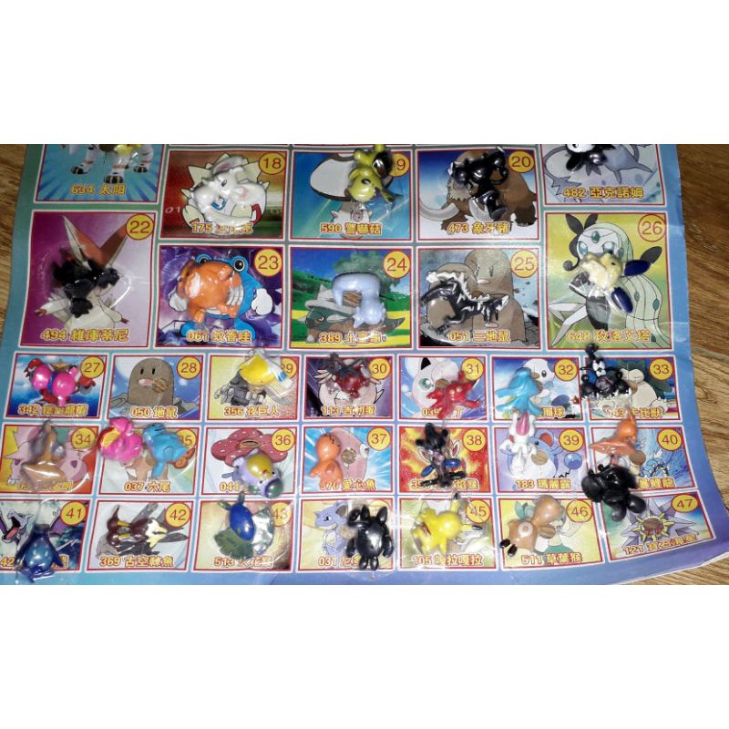 Sét sưu tập pokemon_PL286 mô hình gồm 47 mô hình bằng nhựa